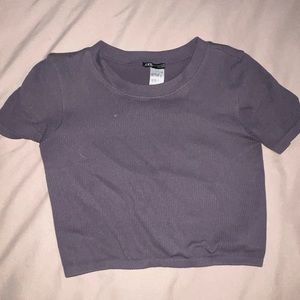Purple Zara Crop Top
